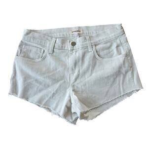 L'Agence Audrey Mid Rise Denim Shorts Size 25 NWOT